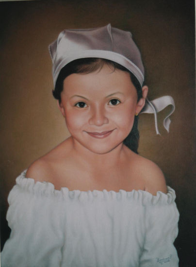 Retrato de LAURITA Oil Canvas Portrait