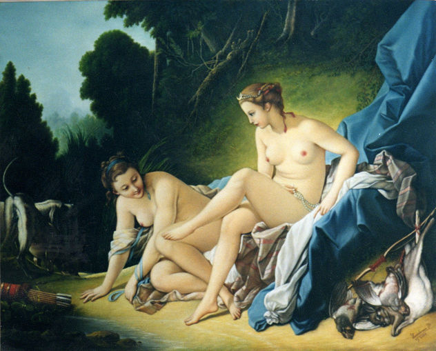 EL BAÑO DE DIANA - Versión de Boucher