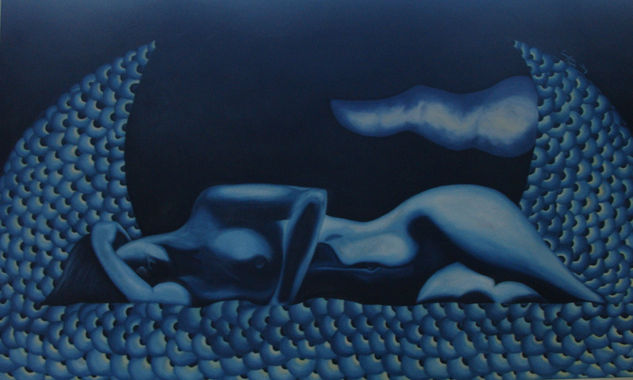 ENCUENTRO NOCTURNO Oil Canvas Nude Paintings