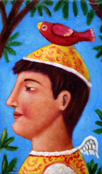 Sombrero con pajaro
