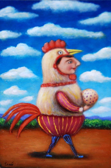 Gallito con huevo