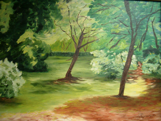 El Retiro I Oil Panel Landscaping