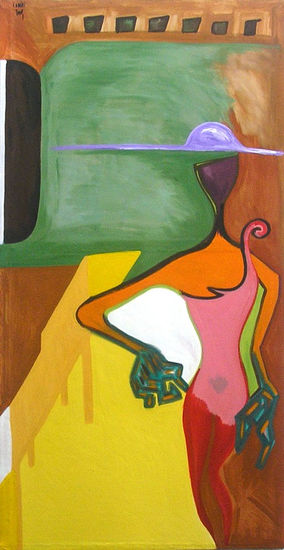 ANFORA de LUJO Acrylic Canvas Figure Painting