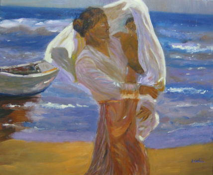 Mujer con niño