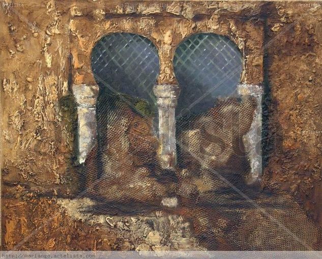 Ruinas Oil Canvas Landscaping