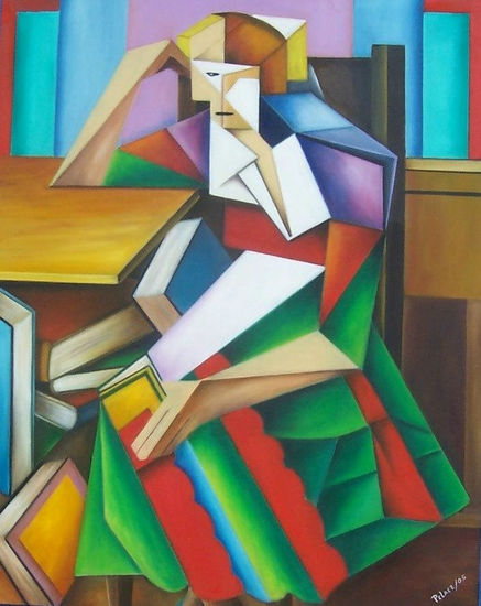 LA LECTORA Oil Canvas