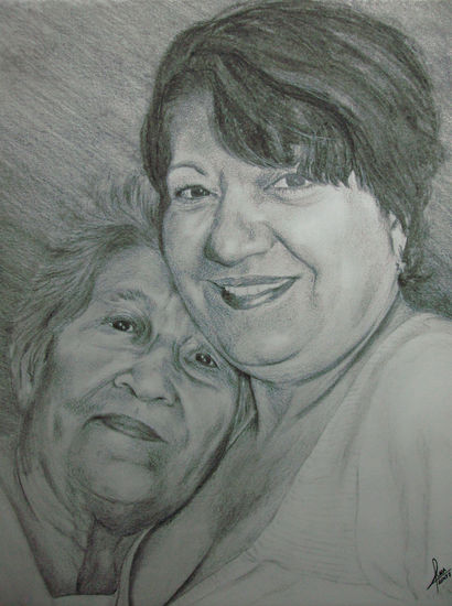 Madre e Hija Charcoal