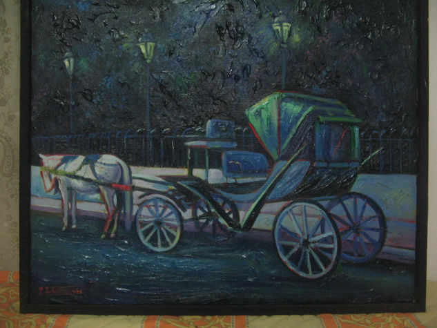 coche II Oil Canvas Others