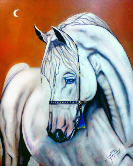 CABALLO (LUNA) Oil Canvas Animals