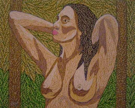 Mujer en libertad Acrylic Canvas Figure Painting