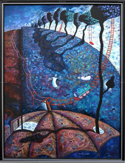 "Divirtiéndose" Oil Panel Others