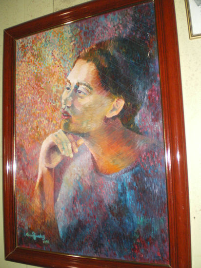 Ella Oil Canvas Portrait