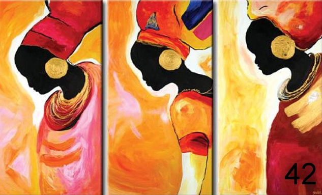 africanas Acrylic Canvas Others