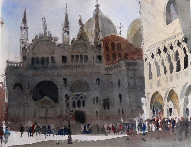 San Marcos, Venecia Watercolour Paper Landscaping