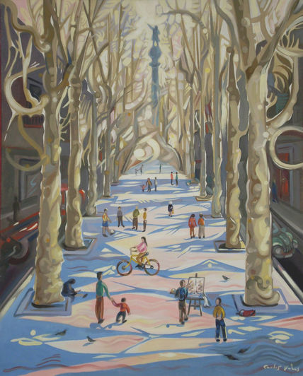 Rambla en invierno...