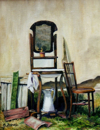 El lavabo Oil Canvas Still Life Paintings