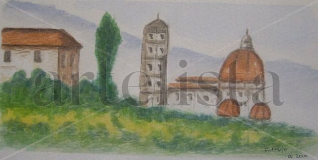 TOSCANA.2 Watercolour Card Landscaping