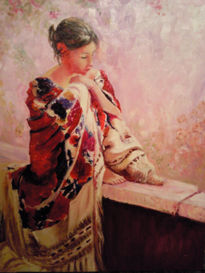La niña del mantón