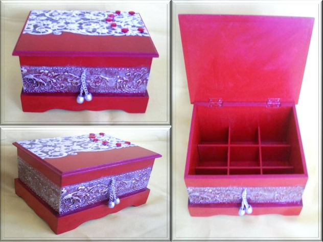 Porta jóia vermelho R$45,00