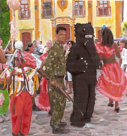 Soldado e urso