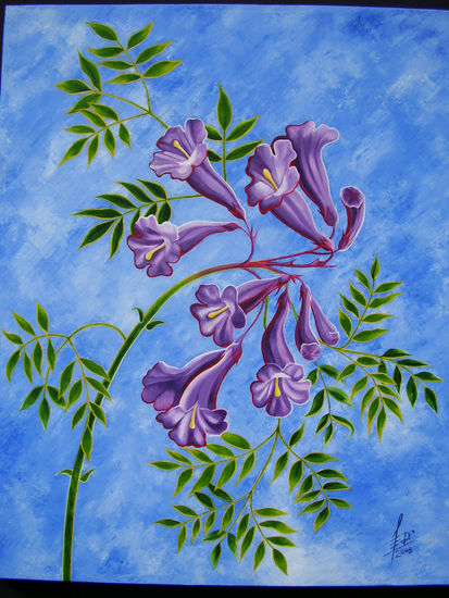 Jacarandá Oil Canvas Landscaping