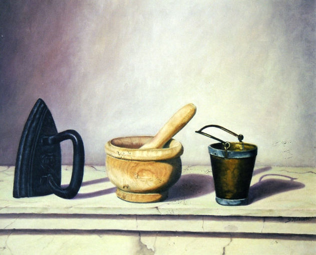 Cosas de mi madre III Oil Canvas Still Life Paintings