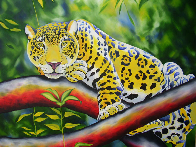 Jaguareté Oil Canvas Animals