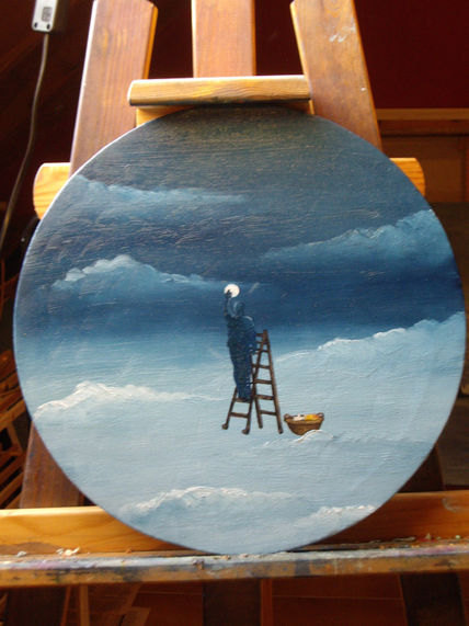 Colgando la luna