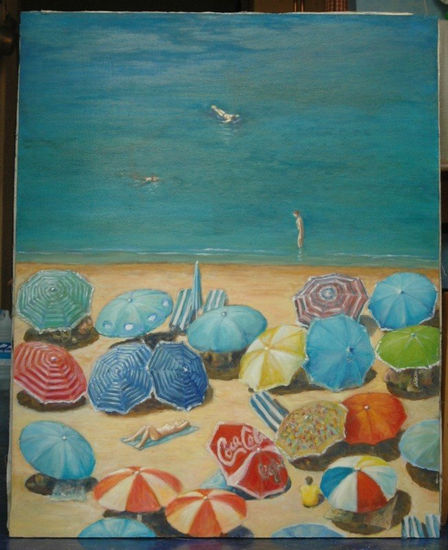 La playa Oil Canvas Landscaping