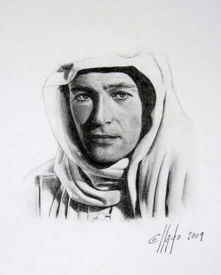 Aquella mirada de Peter O'Toole Grafito