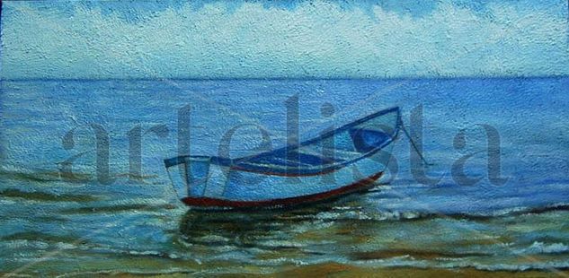 Barca pobre Oil Canvas Marine Painting