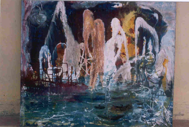 LOS ESPIRITUS DE LA ISLA DE PAITA Oil Canvas