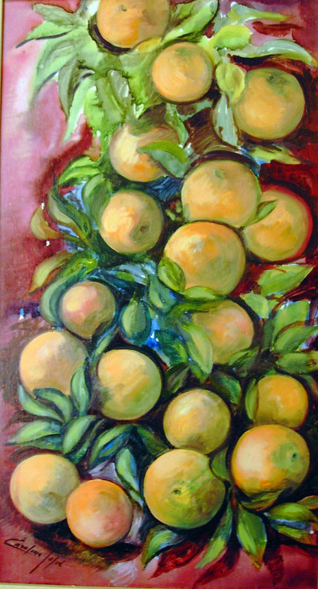 Racimo de naranjas