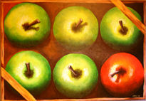 Cajón de manzanas