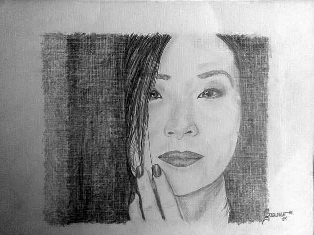 LUCY LIU Charcoal