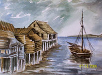 Casas en el mar