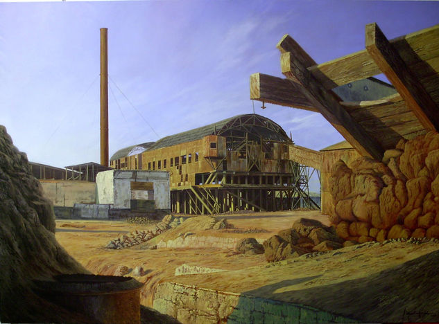 Ruinas de Sta. Laura Oil Canvas Landscaping