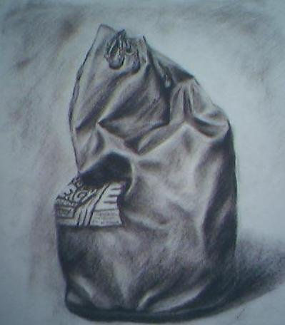 estudio del bolso del artista