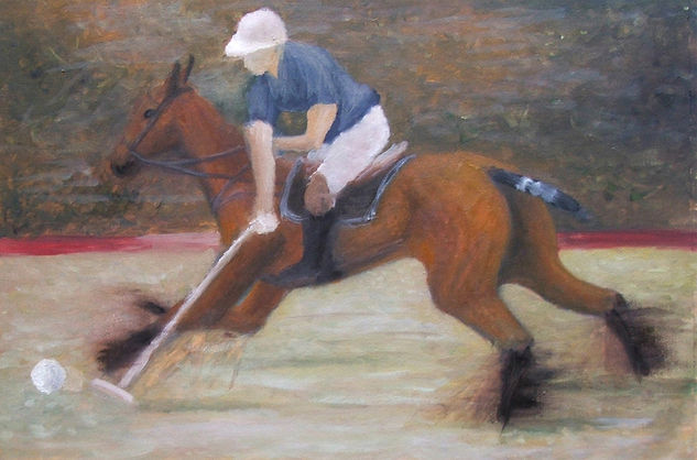 "Caballo VII" Oil Canvas Landscaping