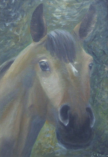 "Caballo I" Oil Canvas Landscaping