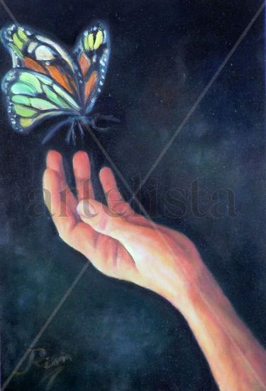 MARIPOSA Oil Canvas Figure Painting