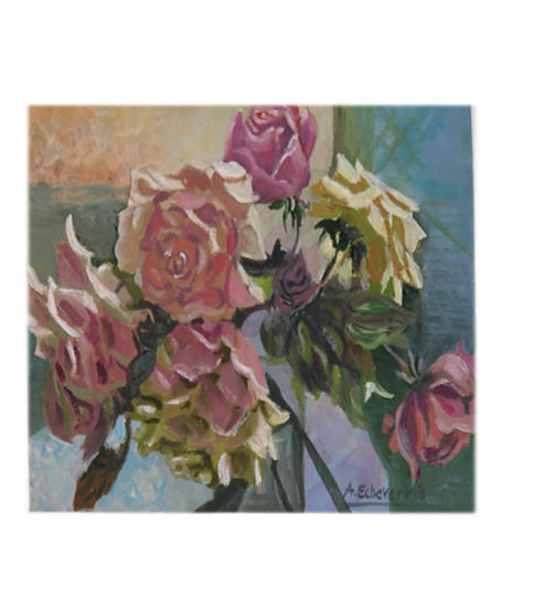 Rosas Watercolour Paper Floral Painting