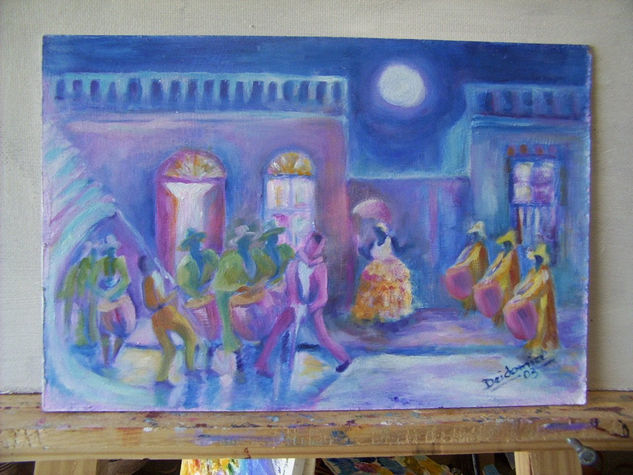 barrio sur Oil Canvas Others