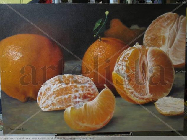 Naranjas Oil Canvas Landscaping