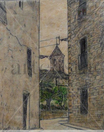 RINCONES DE ÚBEDA II Lápiz (Negro) Cartulina Paisaje