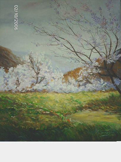 Almendros Oil Canvas Landscaping