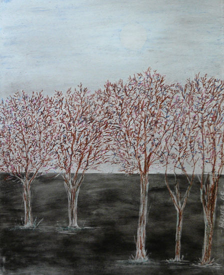 ARBOLES SERRANOS II Acrylic Card Landscaping