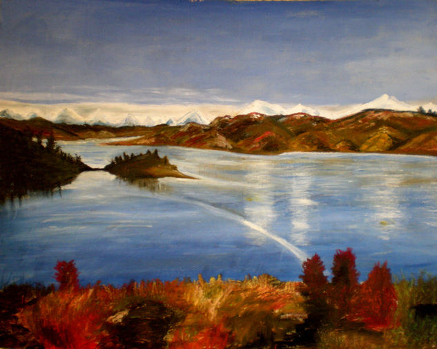 Nuestro Sur (Patagonia) Oil Panel Landscaping