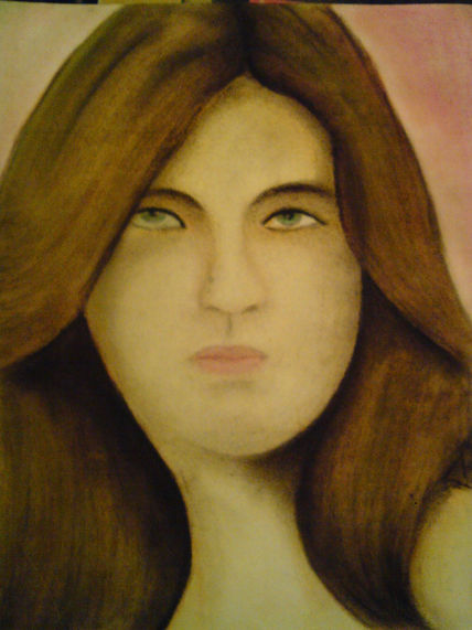 Mujer con profunda...