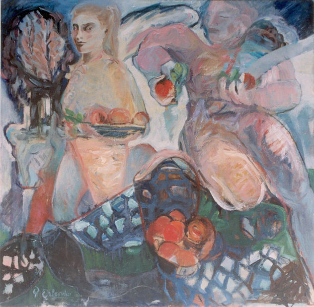 Ángeles y fruta